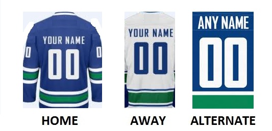 (image for) VANCOUVER Pro Hockey Number Kit